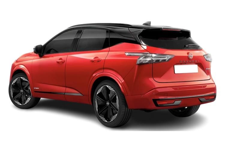 nissan qashqai hatchback 1.3 dig-t mh 158 acenta premium 5dr xtronic back view