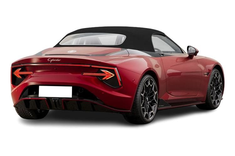 mg motor uk cyberster convertible 375kw gt dual motor 77 kwh 2dr awd auto back view