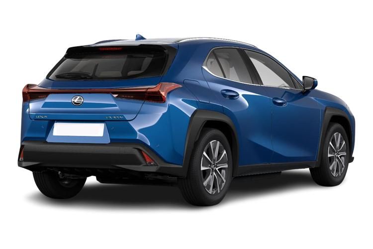 lexus ux hatchback 300e 150kw 72.8 kwh premium plus 5dr e-cvt back view