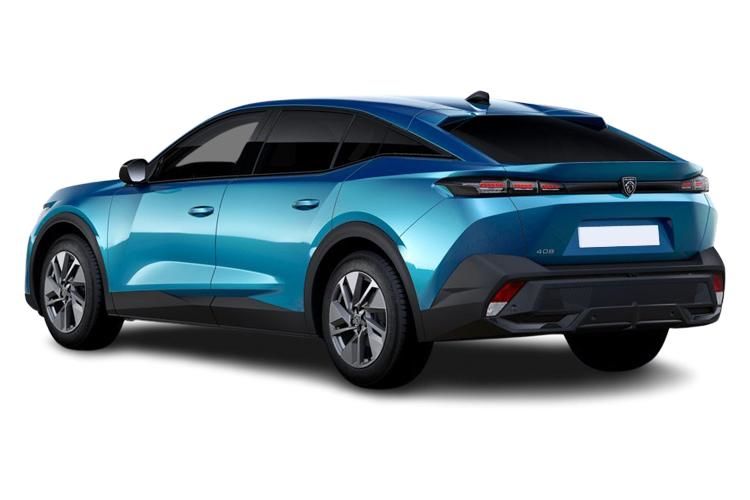 peugeot 408 1.6 plug-in hybrid 225 allure 5dr e-dsc7 back view