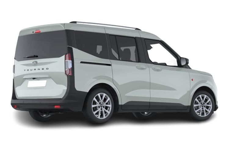 ford tourneo courier mpv 100kw titanium 43kwh 5dr auto back view
