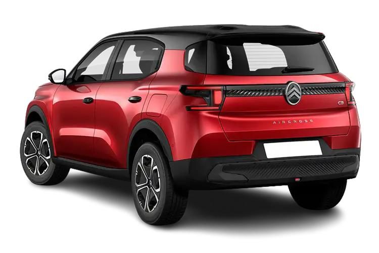 citroen c3 aircross hatchback 83kw extended range max 54kwh 5dr auto back view