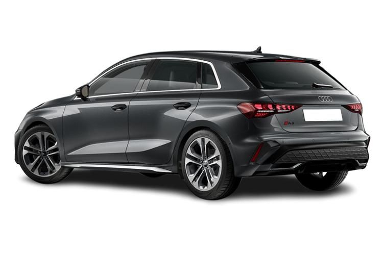 audi a3 hatchback 1.5 tfsi 116 s line 5dr [tech pack pro] back view