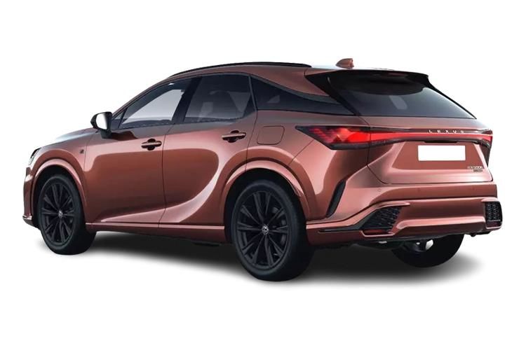 lexus rx 350h 206 f-sport design 5dr e-cvt back view