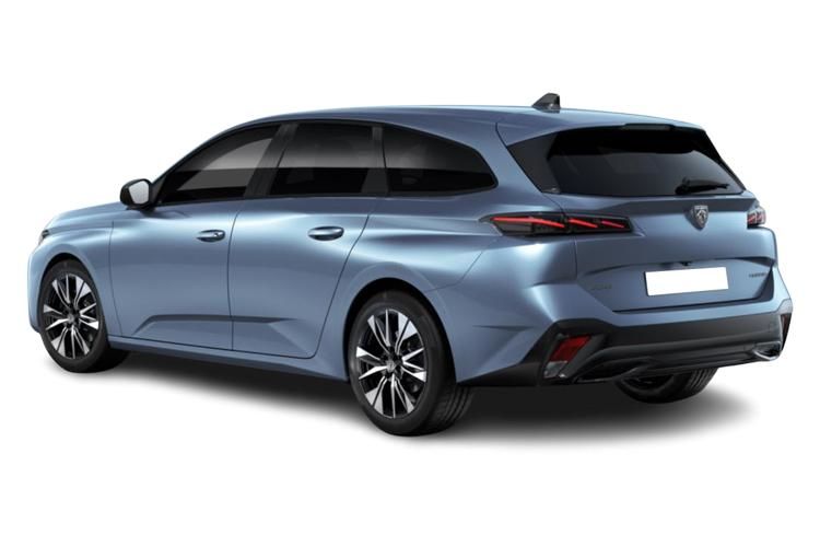 peugeot 308 1.6 plug-in hybrid 195 allure 5dr e-dsc7 back view