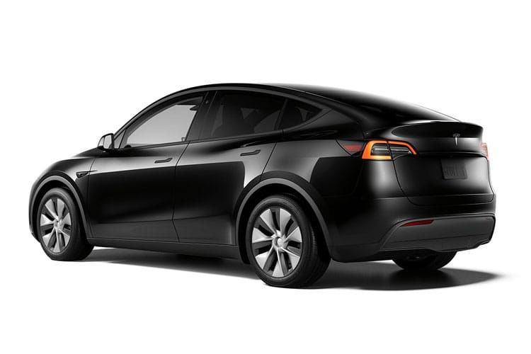 tesla model y standard rwd 5dr auto back view