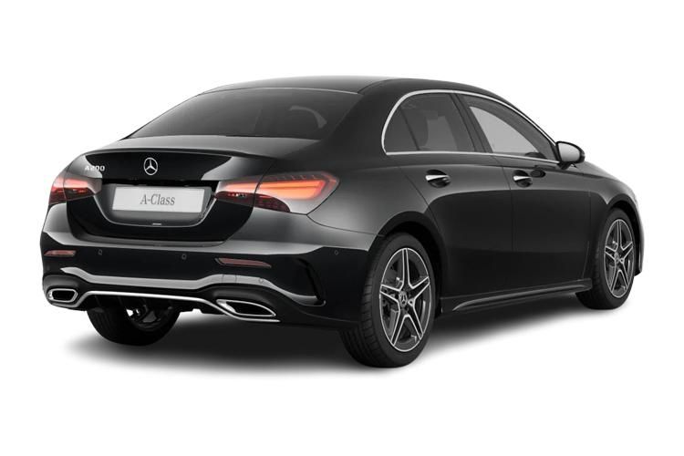 mercedes-benz a class saloon a180 amg line premium 4dr auto back view