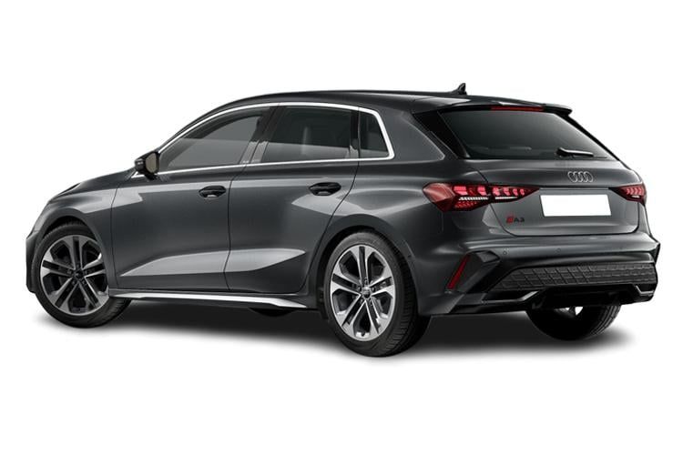 audi a3 hatchback 1.5 tfsi 150 s line 5dr [tech pack] back view