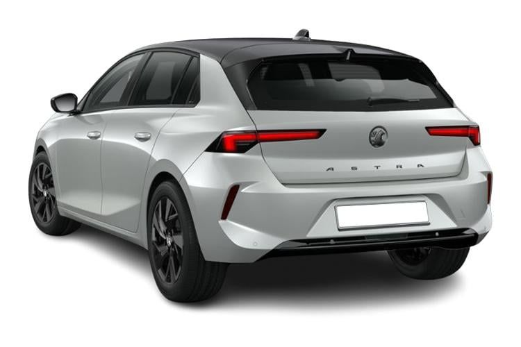 vauxhall astra hatchback 1.2 turbo 130 ultimate 5dr back view