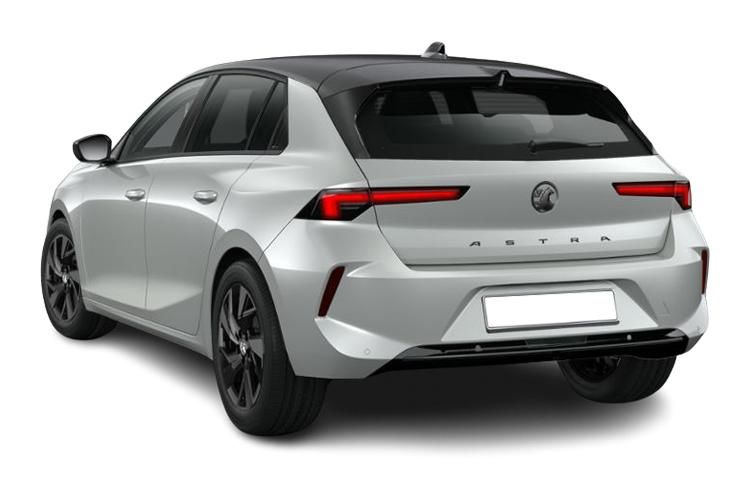 vauxhall astra hatchback 1.2 turbo hybrid 136 design 5dr e-dct6 back view