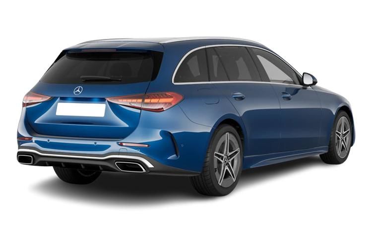 mercedes-benz c class estate c200 amg line 5dr 9g-tronic back view