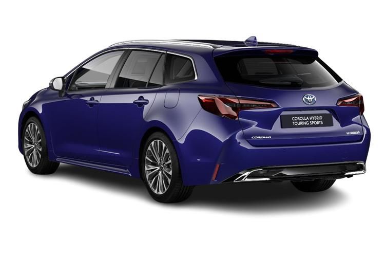 toyota corolla estate 2.0 hybrid 178 excel 5dr cvt [panoramic roof] back view