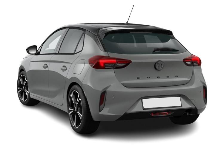 vauxhall corsa hatchback 1.2 turbo hybrid ultimate 5dr e-dct6 back view