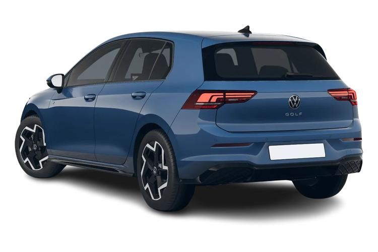 volkswagen golf hatchback 1.5 tsi 150 style 5dr back view