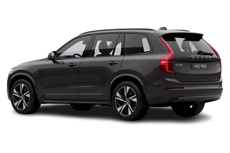 volvo xc90 2.0 t8 phev core bright 5dr awd geartronic back view