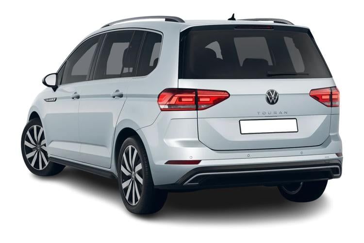 volkswagen touran mpv 1.5 tsi evo match 5dr back view