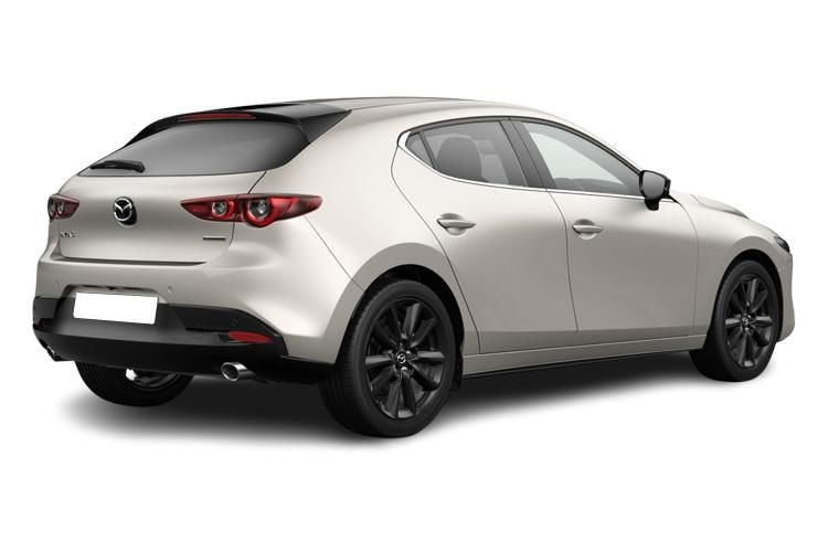 mazda 3 hatchback 2.5 e-skyactiv g mhev [140] homura 5dr auto back view