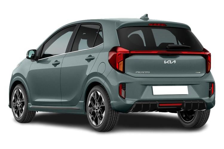 kia picanto hatchback 1.0 2 5dr auto back view