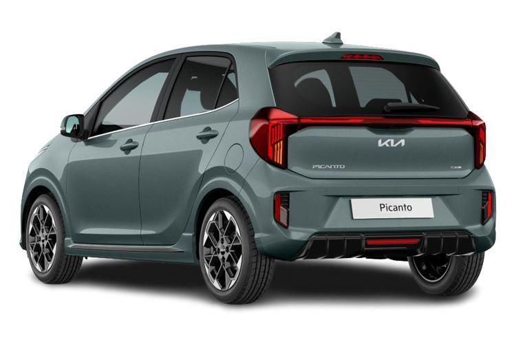 kia picanto hatchback 1.0 2 5dr back view