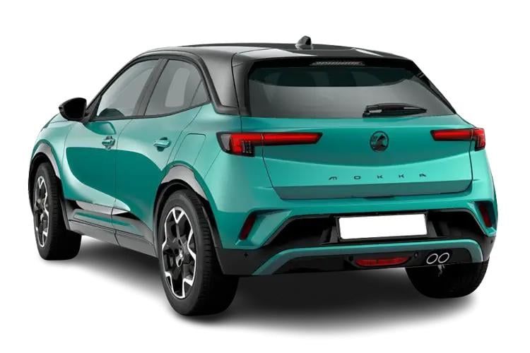 vauxhall mokka hatchback 115kw griffin 54kwh 5dr auto back view