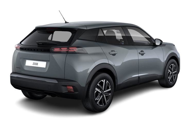 peugeot 2008 115kw allure 54kwh 5dr auto back view