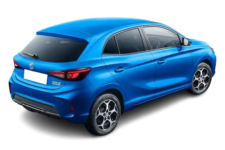 mg motor uk mg3 hatchback 1.5 hybrid se 5dr auto back view