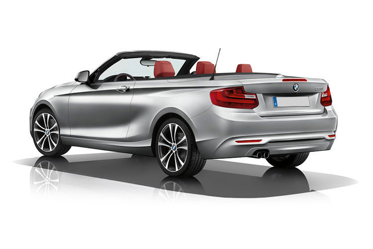 bmw 2 series convertible 230i m sport 2dr step auto back view