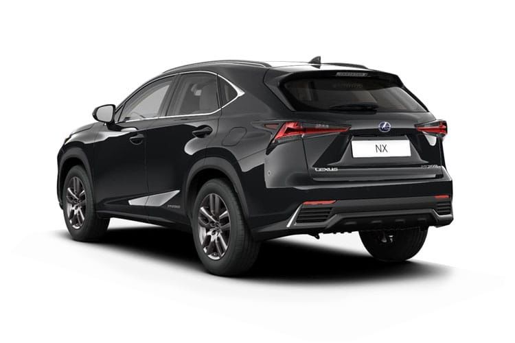lexus nx estate 350h 2.5 f-sport takumi 5dr e-cvt back view