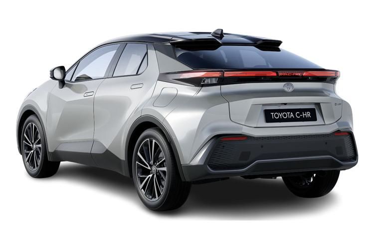 toyota c-hr 2.0 phev design 5dr cvt [pan roof] back view