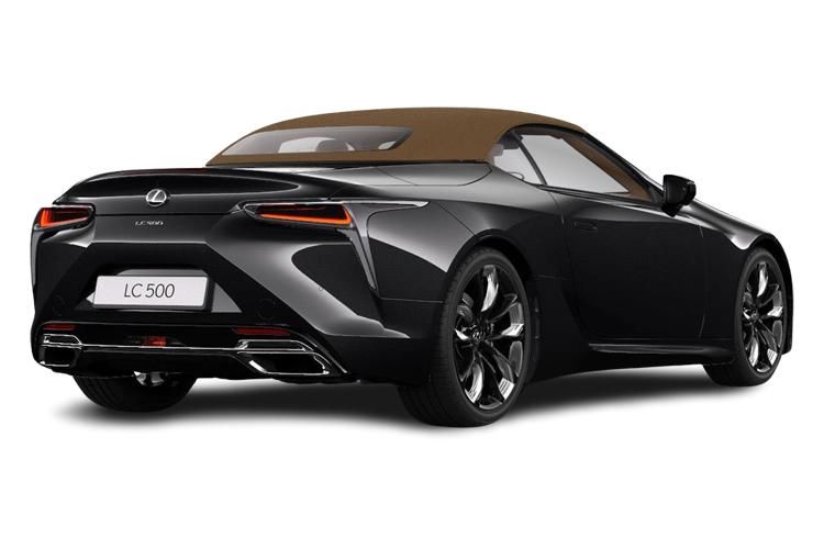 lexus lc convertible 500 5.0 [464] ultimate edition 2dr auto back view