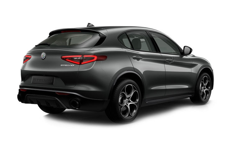 alfa romeo stelvio estate 2.0 turbo 280 veloce 5dr awd auto back view