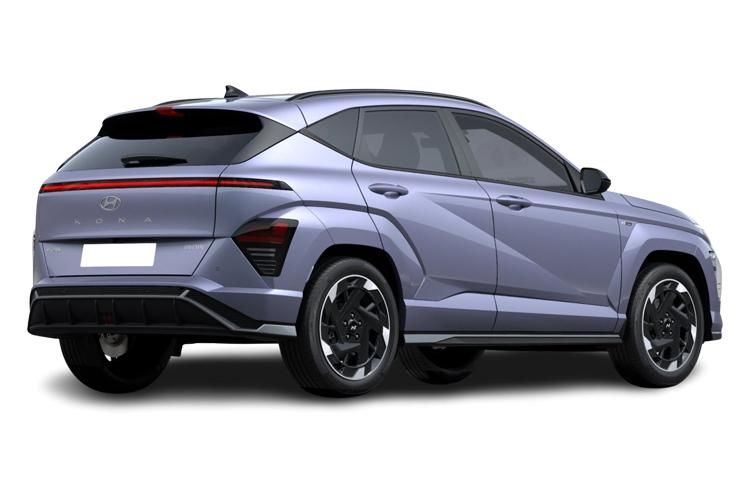 hyundai kona hatchback 1.6 hybrid 138 n line 5dr dct back view