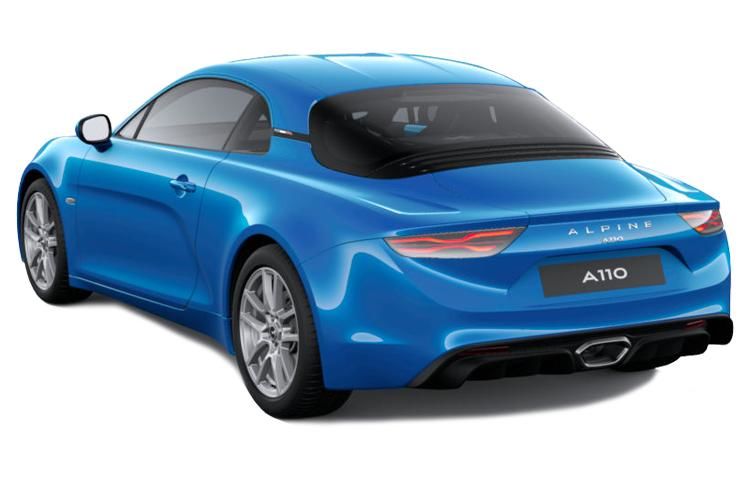alpine a110 coupe 1.8l turbo 2dr dct back view
