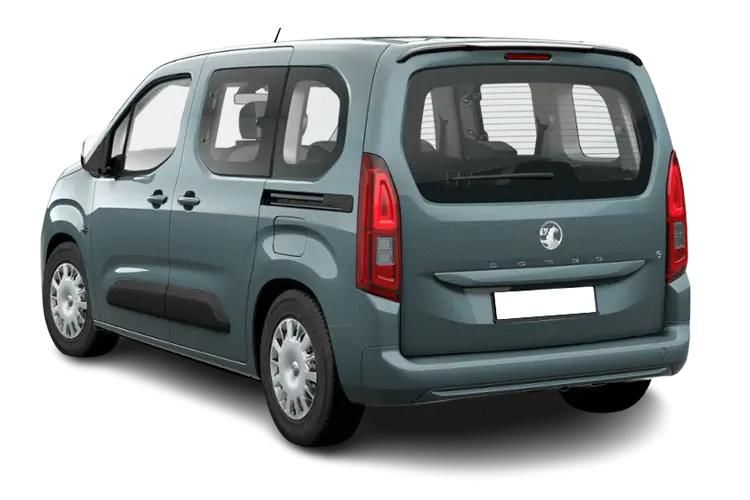 vauxhall combo life mpv 100kw design 52kwh 5dr auto back view