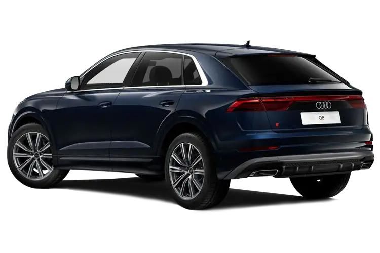 audi q8 55 tfsi e quattro black ed 5dr tiptronic [tech] back view