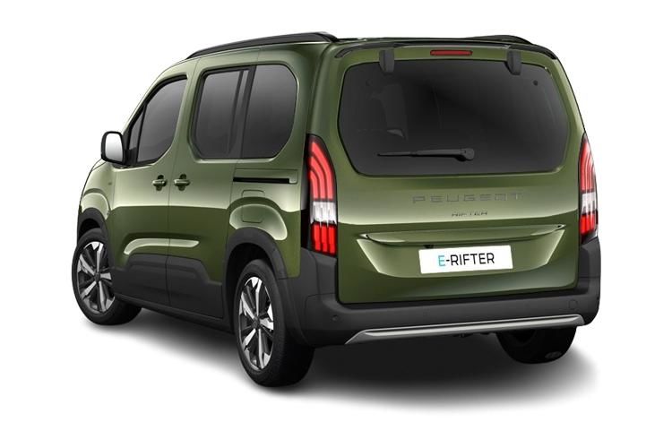 peugeot rifter 100kw allure 52kwh 5dr auto back view
