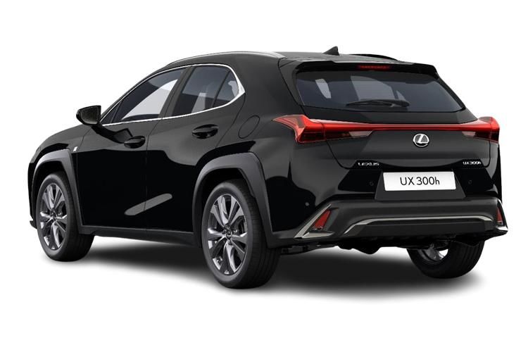 lexus ux hatchback 300h 2.0 f-sport design tech 5dr cvt back view