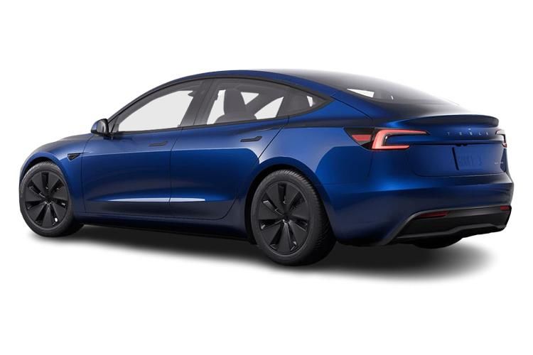 tesla model 3 saloon long range rwd 4dr auto back view