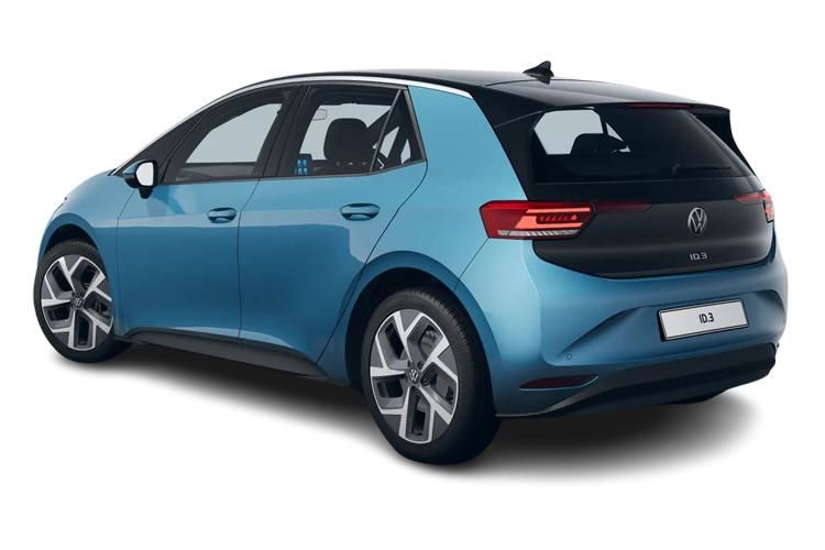 volkswagen id.3 hatchback 125kw match pure 52kwh 5dr auto back view