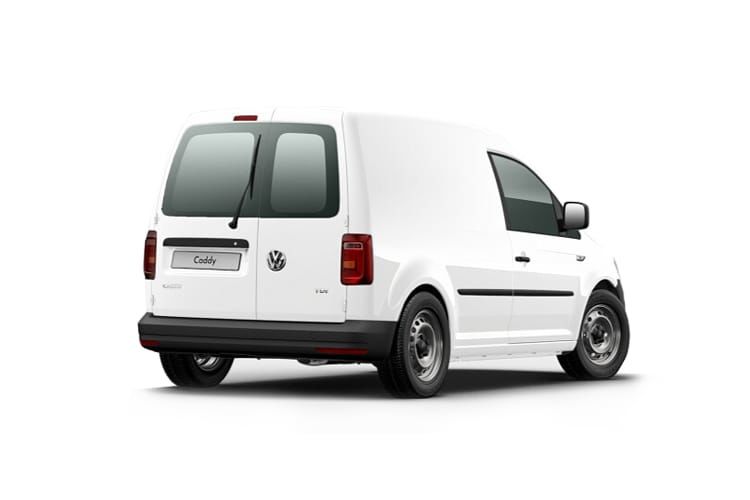 volkswagen caddy 1.5 tsi 5dr [7 seat] back view