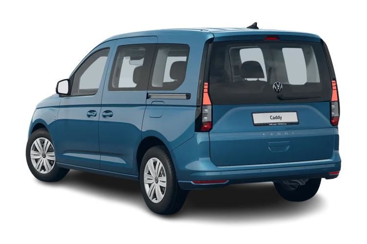 volkswagen caddy mpv 1.5 tsi 116 5dr back view