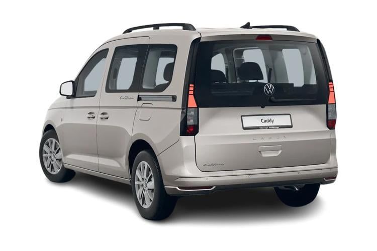 volkswagen caddy california maxi mpv 1.5 tsi 116 5dr dsg back view