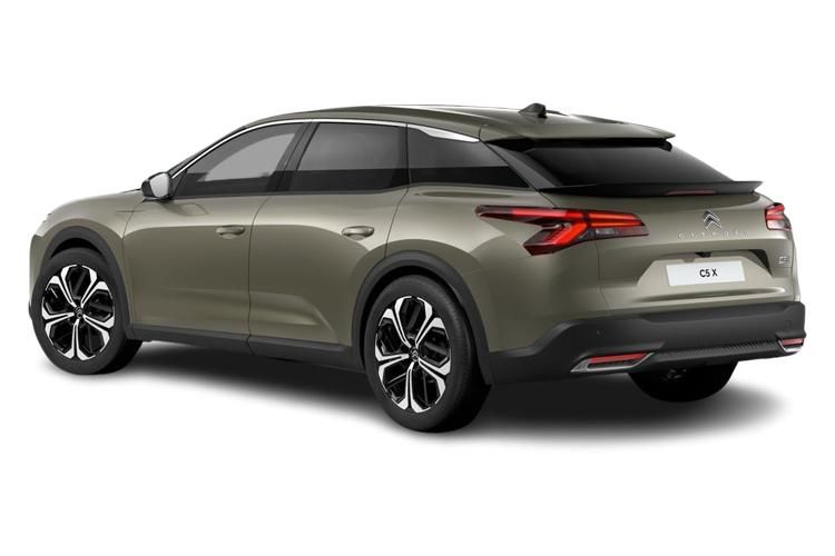 citroen c5 x 1.2 hybrid 136 plus 5dr e-dcs6 back view