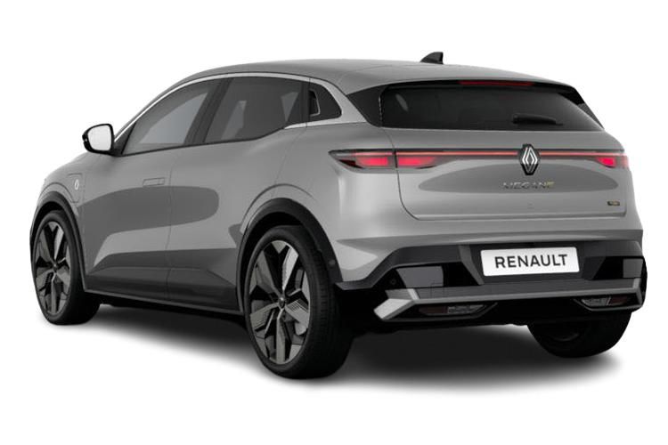 renault megane e-tech hatchback ev60 160kw iconic comfort range 60kwh 5dr auto back view