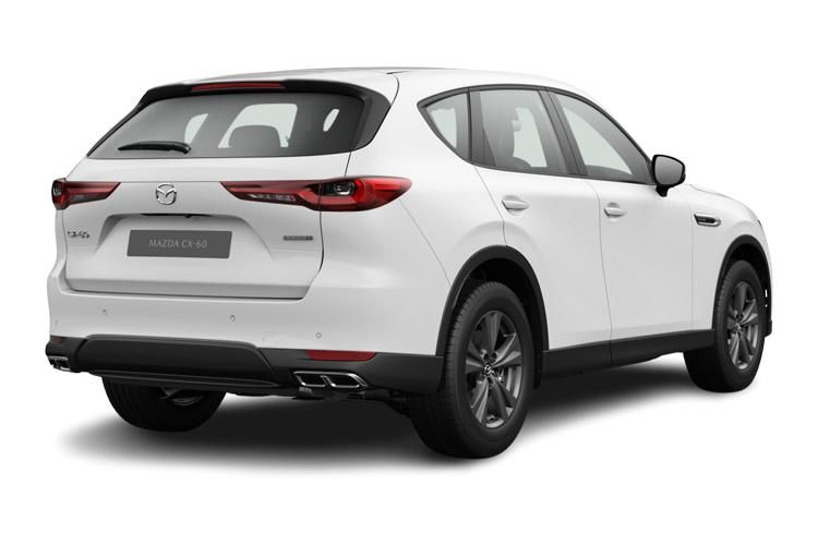 mazda cx-60 3.3d 200 exclusive-line 5dr auto back view