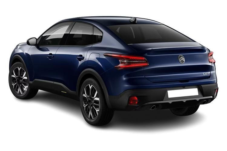 citroen c4 x saloon 1.2 hybrid [136] plus 5dr e-dcs6 back view