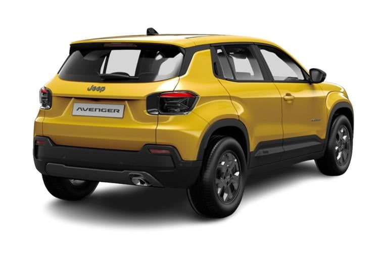 jeep avenger hatchback 1.2 altitude 5dr back view