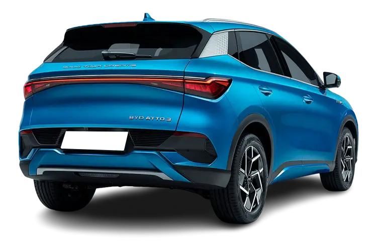 byd atto 3 hatchback 150kw design 60kwh 5dr auto back view