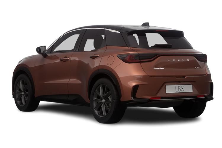 lexus lbx 1.5 premium plus 5dr e-cvt back view