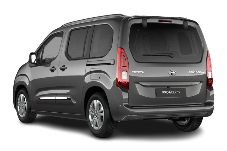toyota proace city verso estate 100kw icon l1 50kwh 5dr auto back view